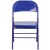 Flash Furniture 2-HF3-BLUE-GG Hercules Colorburst Cobalt Blue Triple Braced & Double Hinged Metal Folding Chair, 2 Pack  addl-11