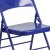 Flash Furniture 2-HF3-BLUE-GG Hercules Colorburst Cobalt Blue Triple Braced & Double Hinged Metal Folding Chair, 2 Pack  addl-8