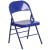 Flash Furniture 2-HF3-BLUE-GG Hercules Colorburst Cobalt Blue Triple Braced & Double Hinged Metal Folding Chair, 2 Pack  addl-9