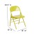 Flash Furniture HF3-CITRON-GG Hercules Colorburst Twisted Citron Triple Braced & Double Hinged Metal Folding Chair addl-4