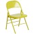 Flash Furniture HF3-CITRON-GG Hercules Colorburst Twisted Citron Triple Braced & Double Hinged Metal Folding Chair addl-6