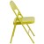 Flash Furniture HF3-CITRON-GG Hercules Colorburst Twisted Citron Triple Braced & Double Hinged Metal Folding Chair addl-7