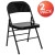 Flash Furniture 2-HF3-MC-309AS-BK-GG Hercules Triple Braced & Double Hinged Black Metal Folding Chair, 2 Pack addl-2