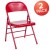 Flash Furniture 2-HF3-MC-309AS-RED-GG Hercules Triple Braced & Double Hinged Red Metal Folding Chair, 2 Pack addl-2