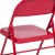Flash Furniture 2-HF3-MC-309AS-RED-GG Hercules Triple Braced & Double Hinged Red Metal Folding Chair, 2 Pack addl-8
