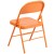 Flash Furniture 2-HF3-ORANGE-GG Hercules Colorburst Orange Marmalade Triple Braced & Double Hinged Metal Folding Chair, 2 Pack addl-6