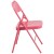 Flash Furniture HF3-PINK-GG Hercules Color burst Bubblegum Pink Triple Braced & Double Hinged Metal Folding Chair addl-10