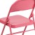 Flash Furniture 2-HF3-PINK-GG Hercules Colorburst Bubblegum Pink Triple Braced & Double Hinged Metal Folding Chair, 2 Pack addl-12