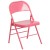Flash Furniture 2-HF3-PINK-GG Hercules Colorburst Bubblegum Pink Triple Braced & Double Hinged Metal Folding Chair, 2 Pack addl-9