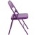 Flash Furniture 2-HF3-PUR-GG Hercules Colorburst Impulsive Purple Triple Braced & Double Hinged Metal Folding Chair, 2 Pack addl-8
