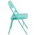 Flash Furniture 2-HF3-TEAL-GG Hercules Colorburst Tantalizing Teal Triple Braced & Double Hinged Metal Folding Chair, 2 Pack addl-8