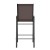 Flash Furniture 2-JJ-092H-B-GG Series Brown Outdoor Barstool with Flex Comfort Material and Metal Frame, 2 Pack addl-8