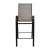 Flash Furniture 2-JJ-092H-GR-GG Series Gray Outdoor Bar Stool with Flex Comfort Material and Metal Frame, 2 Pack addl-11