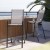 Flash Furniture 2-JJ-092H-GR-GG Series Gray Outdoor Bar Stool with Flex Comfort Material and Metal Frame, 2 Pack addl-1