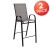 Flash Furniture 2-JJ-092H-GR-GG Series Gray Outdoor Bar Stool with Flex Comfort Material and Metal Frame, 2 Pack addl-2