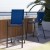 Flash Furniture 2-JJ-092H-NV-GG Series Navy Outdoor Bar Stool with Flex Comfort Material and Metal Frame, 2 Pack addl-1