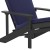 Flash Furniture 2-JJ-C14501-CSNBL-SLT-GG All-Weather Slate Gray Poly Resin Wood Adirondack Chair in with Blue Cushions, Set of 2  addl-11