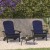 Flash Furniture 2-JJ-C14501-CSNBL-SLT-GG All-Weather Slate Gray Poly Resin Wood Adirondack Chair in with Blue Cushions, Set of 2  addl-1