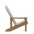 Flash Furniture 2-JJ-C14501-CSNCR-TEAK-GG All-Weather Teak Poly Resin Wood Adirondack Chair with Cream Cushions, Set of 2  addl-12