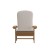 Flash Furniture 2-JJ-C14501-CSNCR-TEAK-GG All-Weather Teak Poly Resin Wood Adirondack Chair with Cream Cushions, Set of 2  addl-13