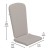 Flash Furniture 2-JJ-C14501-CSNCR-TEAK-GG All-Weather Teak Poly Resin Wood Adirondack Chair with Cream Cushions, Set of 2  addl-7