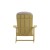Flash Furniture 2-JJ-C14501-CSNCR-YLW-GG All-Weather Yellow Poly Resin Wood Adirondack Chair with Cream Cushions, Set of 2  addl-10