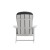 Flash Furniture 2-JJ-C14501-CSNGY-WH-GG All-Weather White Poly Resin Wood Adirondack Chair with Gray Cushions, Set of 2  addl-10