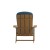 Flash Furniture 2-JJ-C14501-CSNTL-TEAK-GG All-Weather Teak Poly Resin Wood Adirondack Chair with Teal Cushions, Set of 2  addl-10