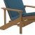 Flash Furniture 2-JJ-C14501-CSNTL-TEAK-GG All-Weather Teak Poly Resin Wood Adirondack Chair with Teal Cushions, Set of 2  addl-11