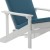 Flash Furniture 2-JJ-C14501-CSNTL-WH-GG All-Weather White Poly Resin Wood Adirondack Chair with Teal Cushions, Set of 2  addl-11