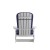 Flash Furniture 2-JJ-C14505-CSNBL-WH-GG White Poly Resin Indoor/Outdoor Folding Adirondack Chair with Blue Cushions, Set of 2  addl-10