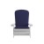 Flash Furniture 2-JJ-C14505-CSNBL-WH-GG White Poly Resin Indoor/Outdoor Folding Adirondack Chair with Blue Cushions, Set of 2  addl-13