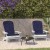 Flash Furniture 2-JJ-C14505-CSNBL-WH-GG White Poly Resin Indoor/Outdoor Folding Adirondack Chair with Blue Cushions, Set of 2  addl-1