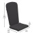 Flash Furniture 2-JJ-C14505-CSNGY-BLK-GG Black Poly Resin Indoor/Outdoor Folding Adirondack Chair with Gray Cushions, Set of 2  addl-7