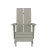 Flash Furniture 2-JJ-C14509-14309-GY-GG Modern Gray All-Weather Poly Resin Wood Adirondack Chair with Foot Rest, Set of 2 addl-10