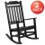 Flash Furniture 2-JJ-C14703-BK-GG Winston Black Faux Wood All-Weather Rocking Chair, Set of 2  addl-2