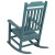 Flash Furniture 2-JJ-C14703-TL-GG Winston All-Weather Teal Faux Wood Rocking Chair, Set of 2 addl-7