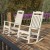 Flash Furniture 2-JJ-C14703-WH-GG Winston All-Weather White Faux Wood Rocking Chair, Set of 2 addl-1