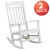 Flash Furniture 2-JJ-C14703-WH-GG Winston All-Weather White Faux Wood Rocking Chair, Set of 2 addl-2