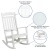 Flash Furniture 2-JJ-C14703-WH-GG Winston All-Weather White Faux Wood Rocking Chair, Set of 2 addl-5