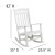 Flash Furniture 2-JJ-C14703-WH-GG Winston All-Weather White Faux Wood Rocking Chair, Set of 2 addl-6