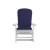 Flash Furniture 2-JJ-C14705-CSNBL-WH-GG All-Weather Poly Resin White Wood Adirondack Rocking Chair with Blue Cushions, Set of 2 addl-13