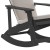 Flash Furniture 2-JJ-C14705-CSNCR-BK-GG All-Weather Black Poly Resin Wood Adirondack Rocking Chair with Cream Cushions, Set of 2 addl-11