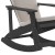 Flash Furniture 2-JJ-C14705-CSNCR-BK-GG All-Weather Black Poly Resin Wood Adirondack Rocking Chair with Cream Cushions, Set of 2 addl-11