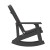 Flash Furniture 2-JJ-C14705-CSNGY-BK-GG All-Weather Black Poly Resin Wood Adirondack Rocking Chair with Gray Cushions, Set of 2 addl-12