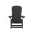 Flash Furniture 2-JJ-C14705-CSNGY-BK-GG All-Weather Black Poly Resin Wood Adirondack Rocking Chair with Gray Cushions, Set of 2 addl-13