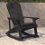 Flash Furniture 2-JJ-C14705-CSNGY-BK-GG All-Weather Black Poly Resin Wood Adirondack Rocking Chair with Gray Cushions, Set of 2 addl-8
