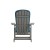 Flash Furniture 2-JJ-C14705-CSNTL-GY-GG All-Weather Gray Poly Resin Wood Adirondack Rocking Chair with Teal Cushions, Set of 2  addl-10