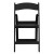 Flash Furniture LE-L-1-BLACK-GG Hercules 800 lb. Capacity Lightweight Black Resin Folding Chair addl-4