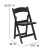 Flash Furniture LE-L-1-BLACK-GG Hercules 800 lb. Capacity Lightweight Black Resin Folding Chair addl-5